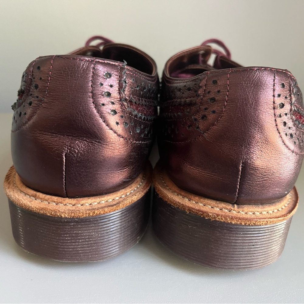 Dr. Martens Metallic The Original AirWair Oxford Size 9 Metallic Glitter - Picture 6 of 13
